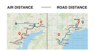 Air Distance vs Road Distance: What's the Difference?